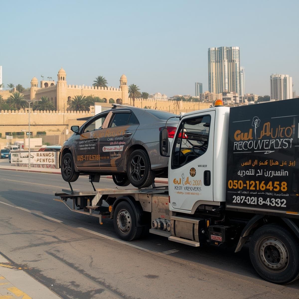 Car Towing Umm Al Quwain - Gul Auto Recovery