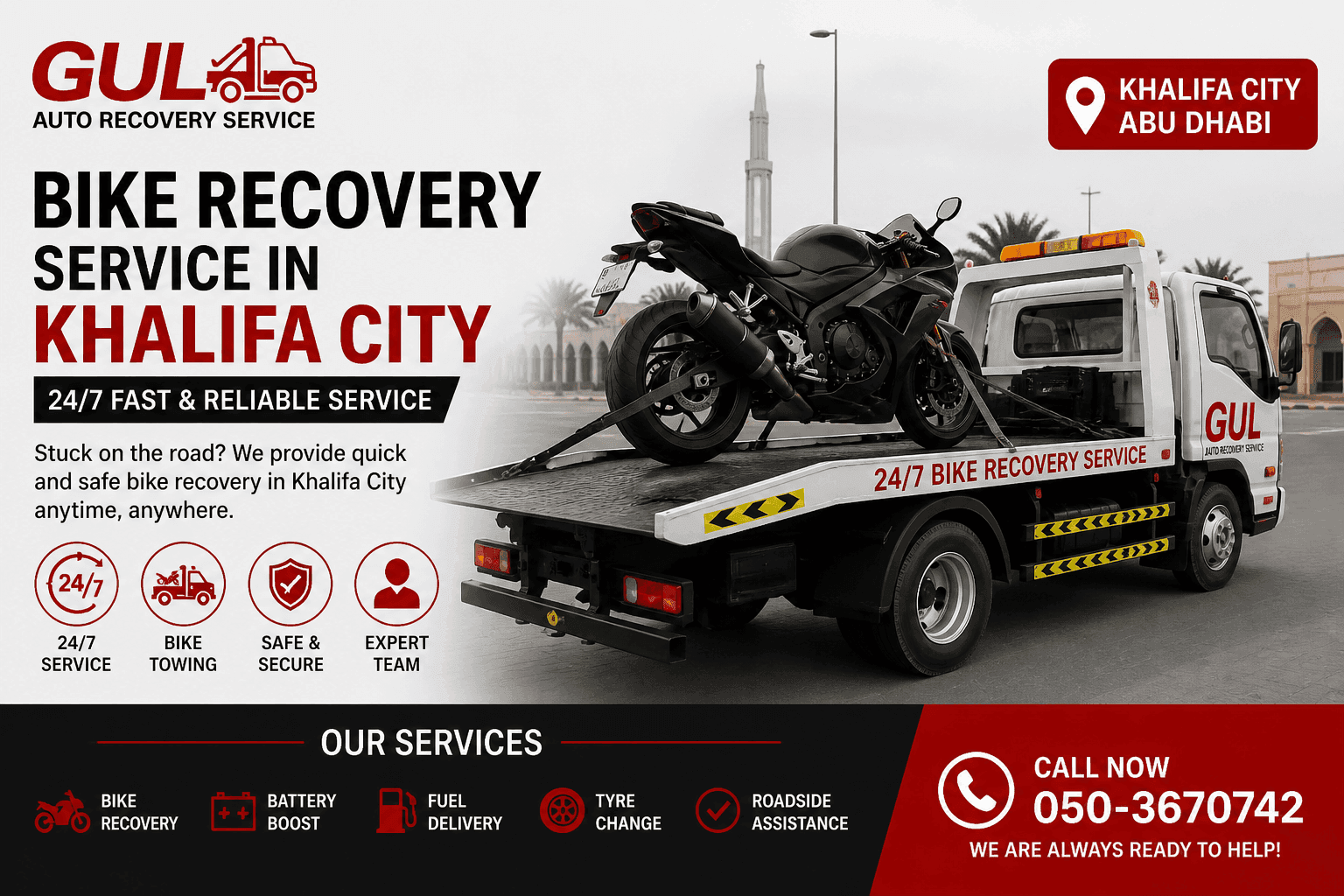 Sports Car Towing Abu Dhabi - Gul Auto Recovery